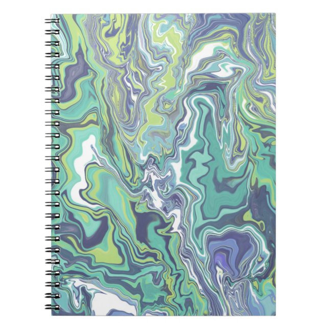 Cuaderno Patrón de textura de mármol (Frente)