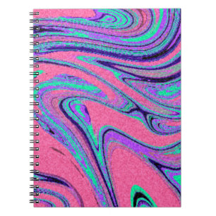Cuaderno Patrón de textura de mármol lindo