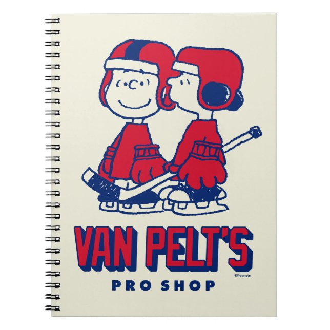Cuaderno Patrón de tienda Van Pelt's Hockey Club Pro (Frente)