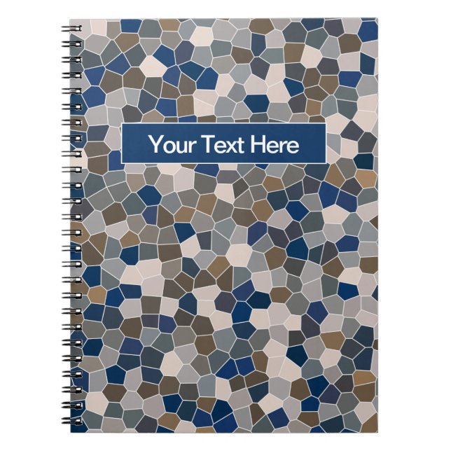 Cuaderno Patrón de tierra multicolor (Frente)