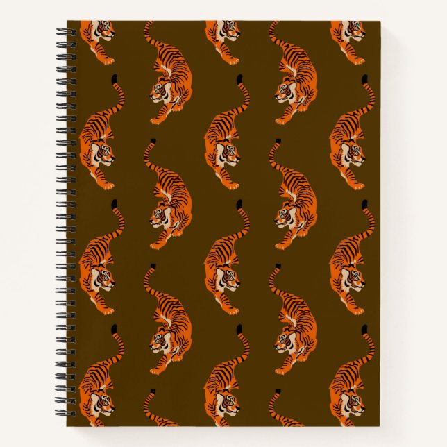 Cuaderno Patrón de tigre (Anverso)