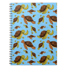 Cuaderno Patrón de tortugas marinas
