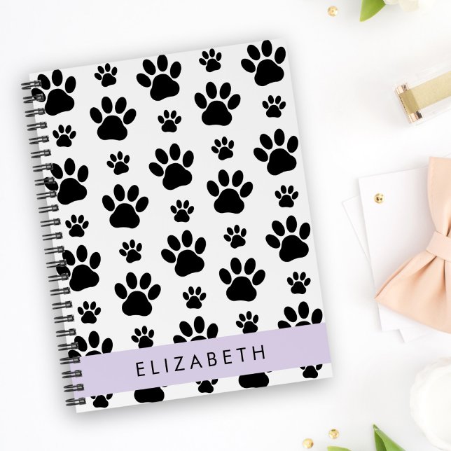 Cuaderno Patrón de traza, garras de perro, negro y blanco,  (Subido por el creador)