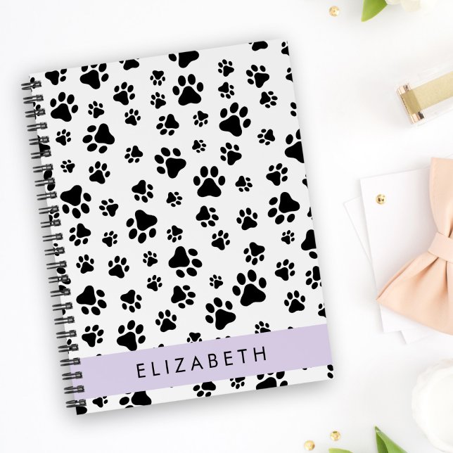 Cuaderno Patrón de traza, garras de perro, negro y blanco,  (Subido por el creador)