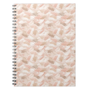 Cuaderno Patrón de trazo de pincel abstracto