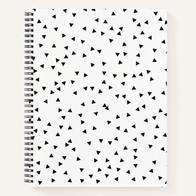 Cuaderno Patrón de triángulo de estilo escandinavo (Anverso)