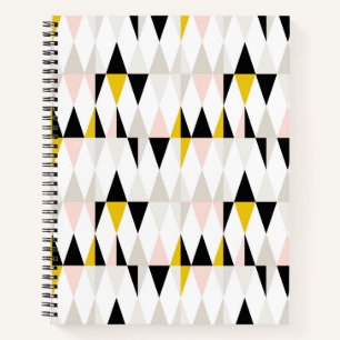 Cuaderno Patrón de triángulo geométrico dividido