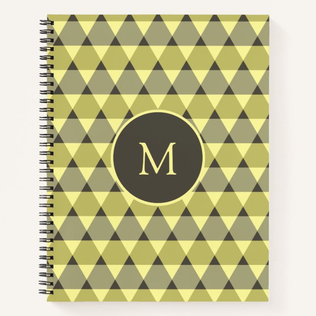 Cuaderno Patrón de triángulos (Anverso)