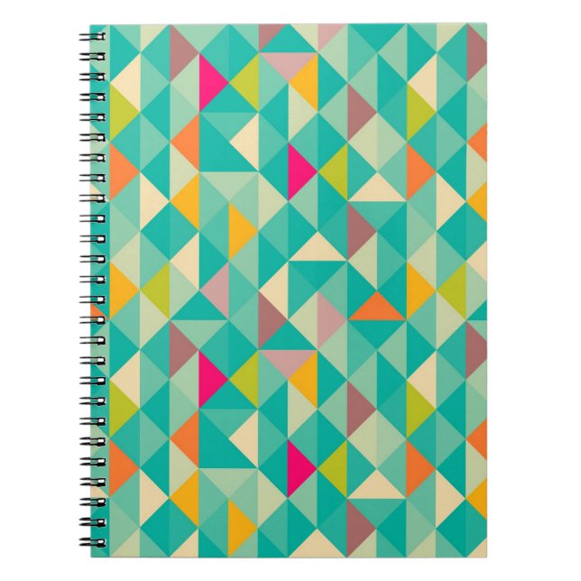 Cuaderno Patrón de triángulos (Frente)