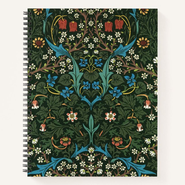 Cuaderno Patrón de Tulipán de William Morris (1834-1896). (Anverso)