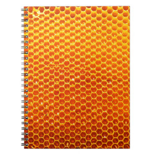 Cuaderno Patrón de una sección del peine de cera de una abe