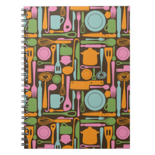 Cuaderno Patrón de utensilios de cocina 3