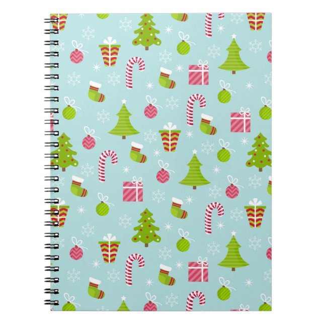Cuaderno Patrón de vacaciones de Navidades curados (Frente)