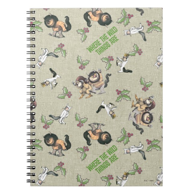 Cuaderno Patrón de Vacaciones Wild Rumpus (Frente)