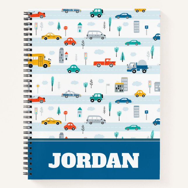 Cuaderno Patrón de vehículos de autovía de corte (Anverso)