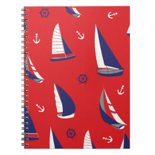 Cuaderno Patrón de velero flojo