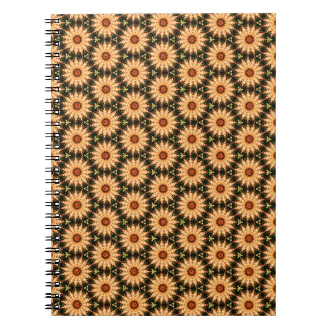 Cuaderno patrón de verano floral (Frente)