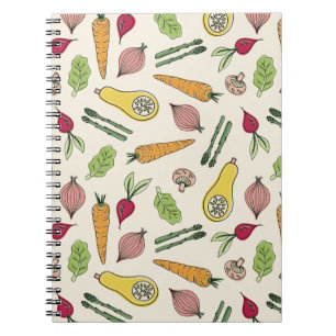 Cuaderno Patrón de verduras