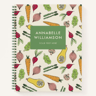 Cuaderno Patrón de verduras