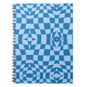 Cuaderno Patrón de verificación azul