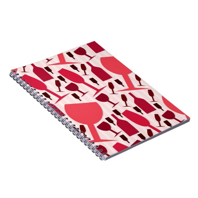 Cuaderno Patrón de vidrio de vino (Lado Derecho)