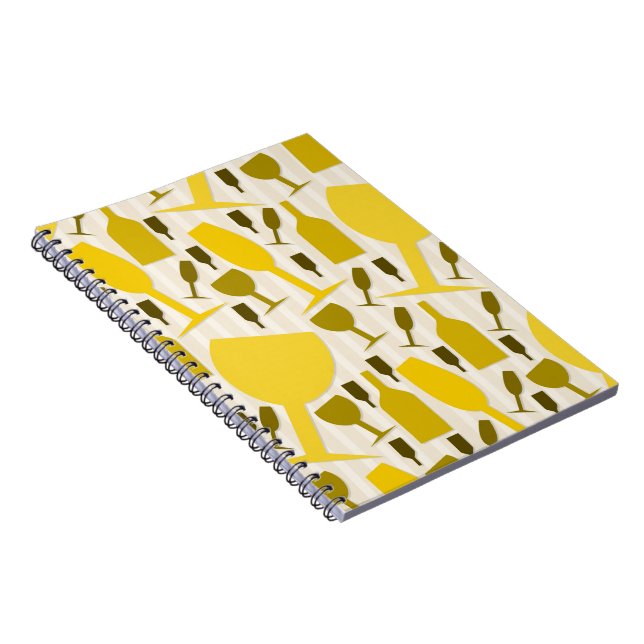 Cuaderno Patrón de vidrio de vino (Lado Derecho)