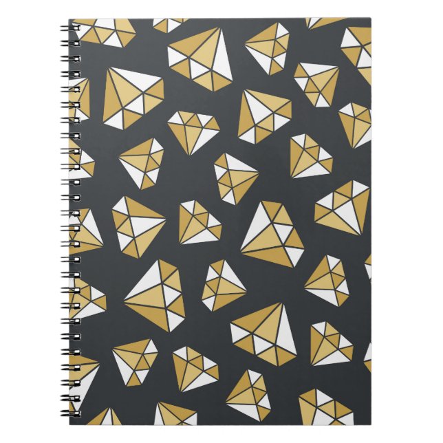 Cuaderno Patrón De Vigas Sin Pares Temático De Gemstone. (Frente)