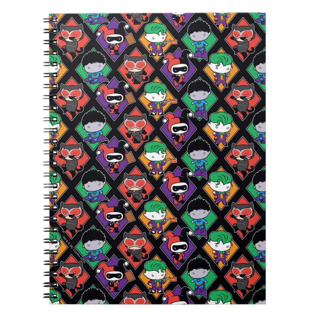 Cuaderno Patrón de Villain de la liga de justicia de Chibi (Frente)