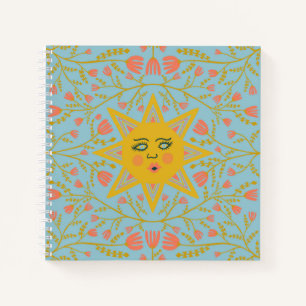 Cuaderno Patrón De Vinos De Sol Y Flor Azul