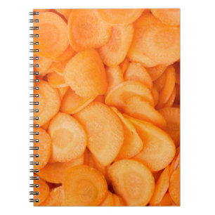 Cuaderno Patrón de zanahoria en rodajas