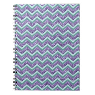 Cuaderno Patrón de zigzag de vidrio antimetista