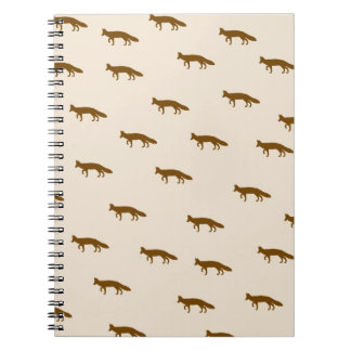 Cuaderno Patrón de zorro ventilado