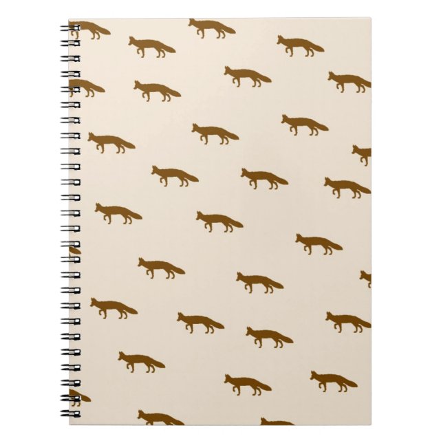 Cuaderno Patrón de zorro ventilado (Frente)