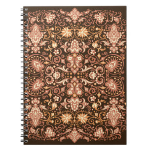 Cuaderno Patrón decorativo geométrico ornamental. Resumen