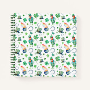 Cuaderno Patrón del Día de la Acuarela St. Patrick