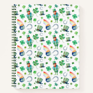 Cuaderno Patrón del Día de la Acuarela St. Patrick