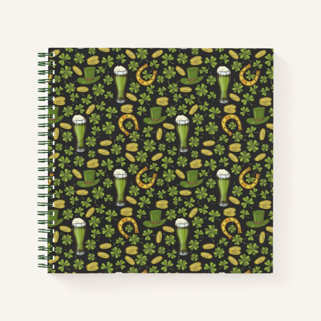 Cuaderno Patrón del Día de San Patricio (Anverso)