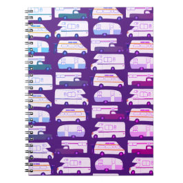 Cuaderno Patrón del remolque RV del Camping de Vanlife