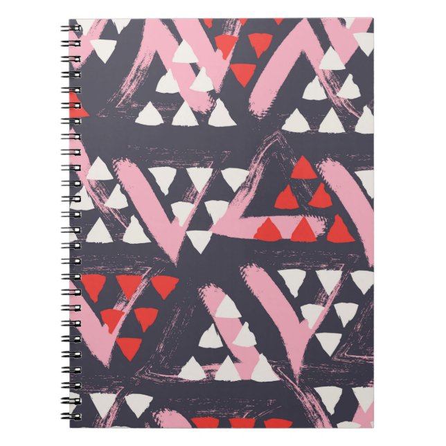 Cuaderno patrón dibujado a mano sin inconvenientes (Frente)