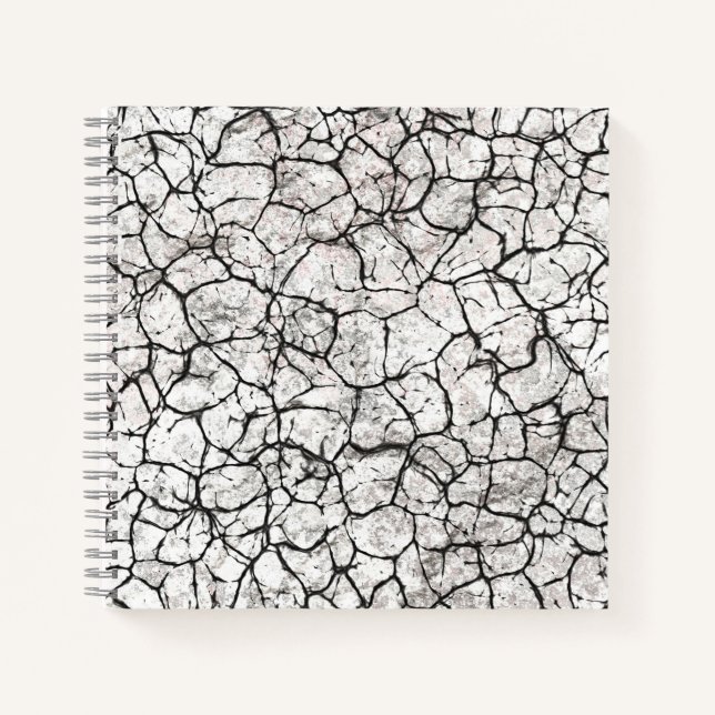 Cuaderno Patrón Digital de Mármol Agrietado (Anverso)