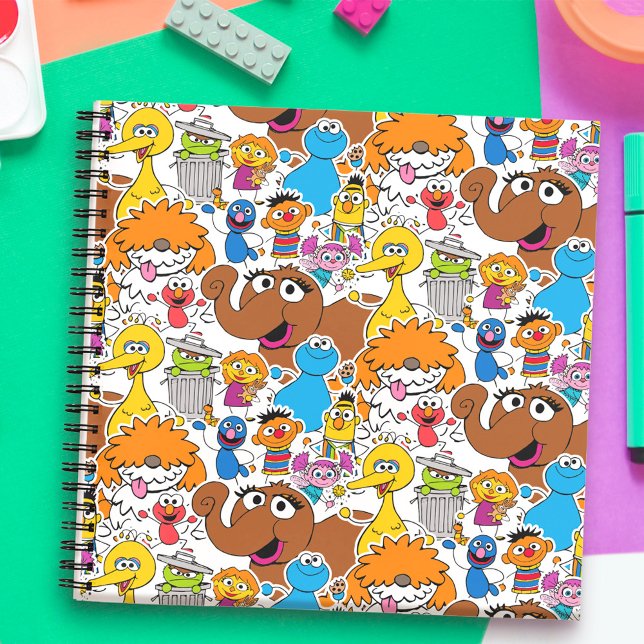 Cuaderno Patrón Doodley de Plaza Sésamo (Subido por el creador)