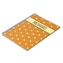 Patrón egipcio del Naranja ventilado Beige Triskel