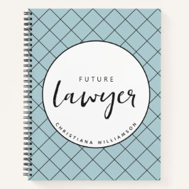 Cuaderno Patrón elegante de cheques de abogados futuros per