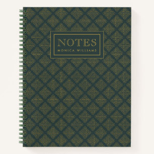 Cuaderno Patrón elegante de nudos celtas