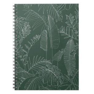 Cuaderno Patrón elegante y sin fisuras con línea trenzada a