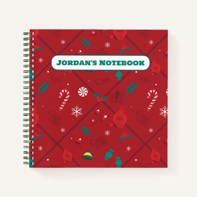 Cuaderno Patrón Elf Candy Checker (Anverso)