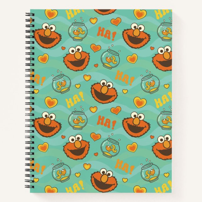Cuaderno Patrón Elmo y Goldfish (Anverso)