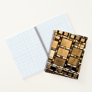 Cuaderno Patrón Espejo Sepia