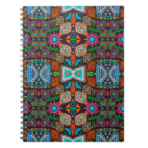 Cuaderno Patrón estadounidense. Impresión sin fisuras. Desi