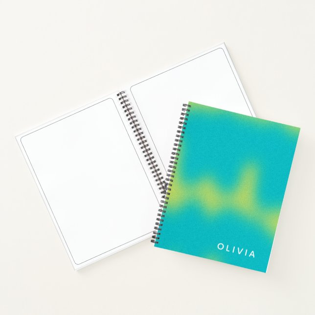Cuaderno Patrón Estético de Color Vibrante (Interior)
